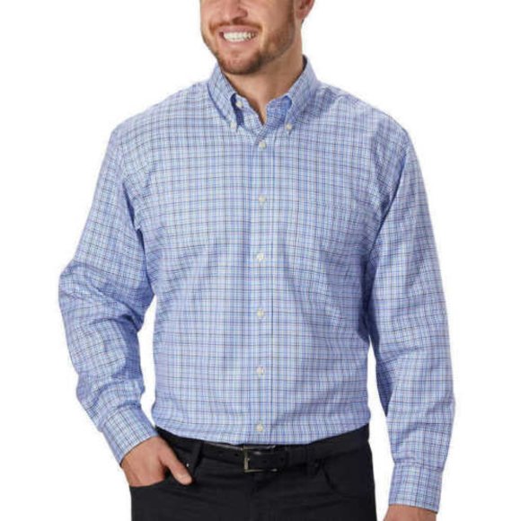 Kirkland Signature Men Traditional Fit Dress Shirt - Picture 1 of 6